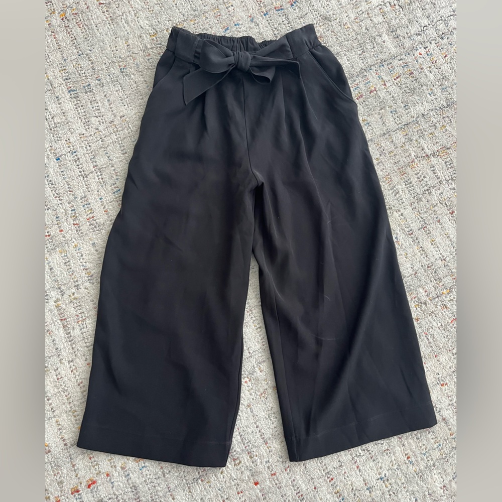 lululemon athletica Black Wide Leg Pants with bow